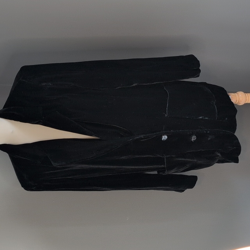 Vtg Carol Little for Saint Trapeze West Velvet Blazer Size 10